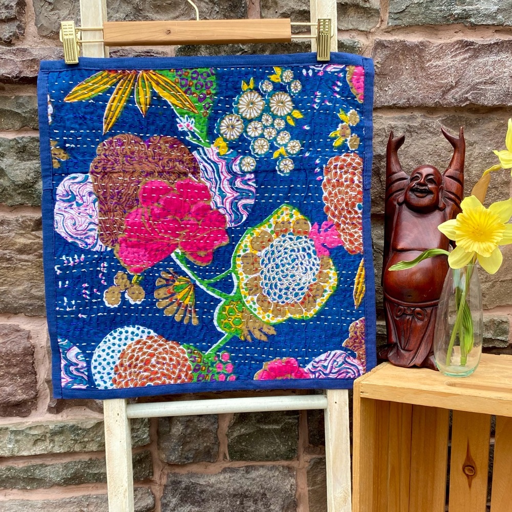 ✨KANTHA SARI BOHEMIAN STYLE CUSHION COVER
